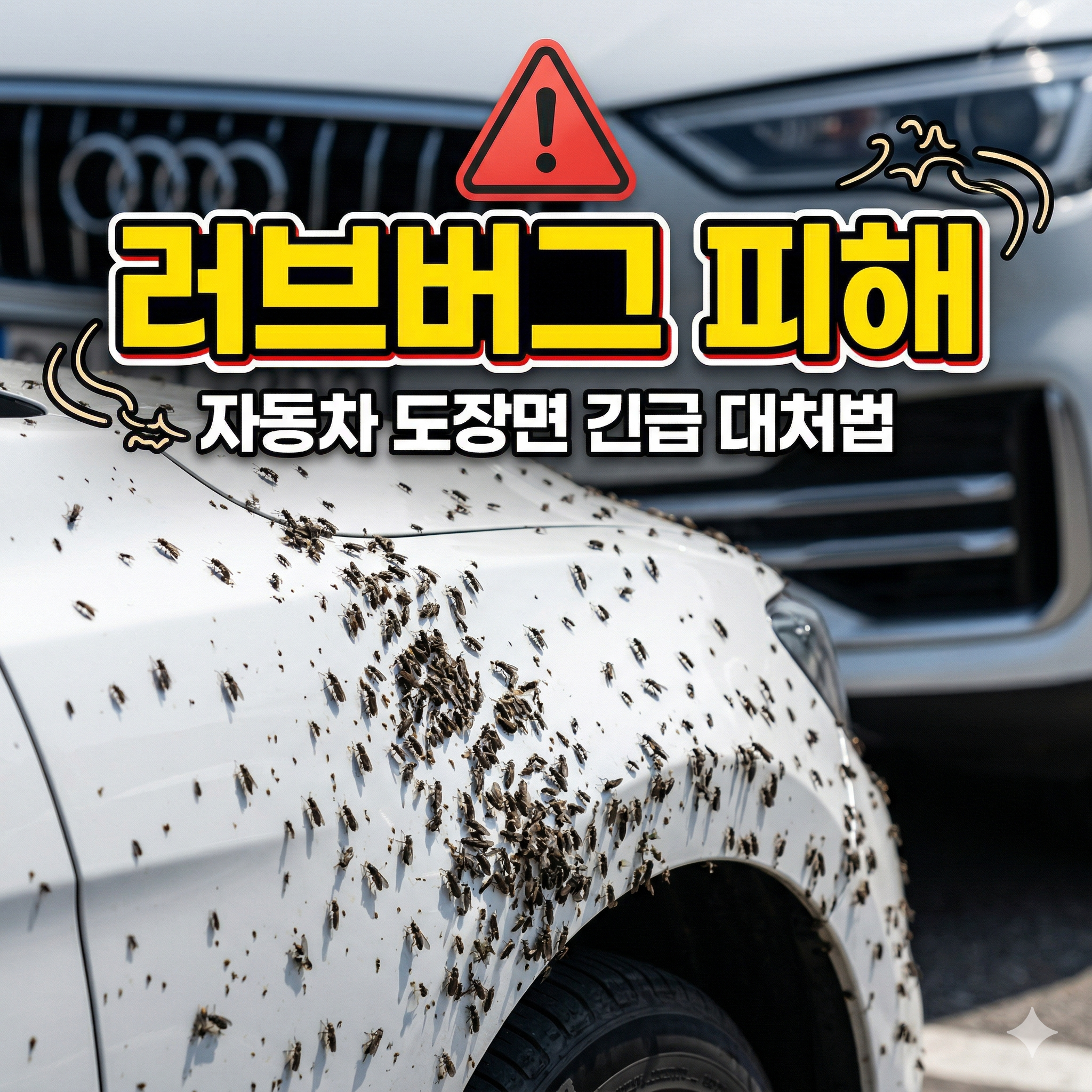 러브버그 피해 방지와 자동차 도장면 관리: 운전자를 위한 완벽 가이드