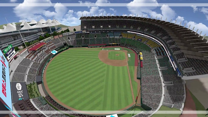 모바일게임속-야구경기장전경