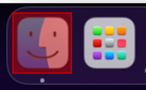 Finder 앱 실행