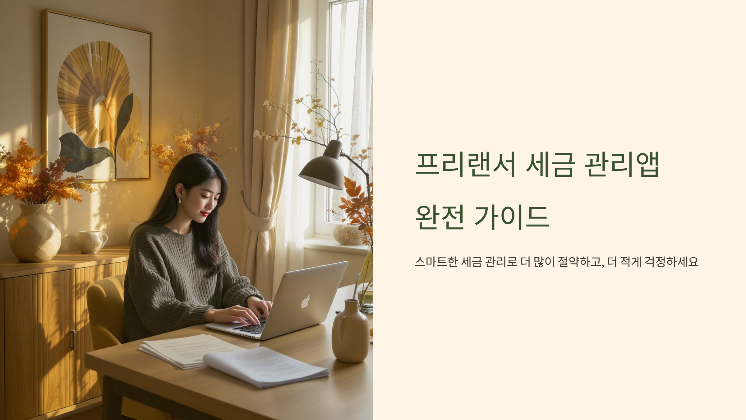 프리랜서 세금 관리앱 완벽 가이드