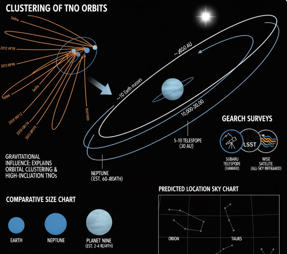 태양계 9번째 행성 플래닛 나인 가설