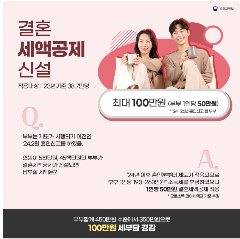 결혼세액공제-서류-준비로-100만원-환급받기