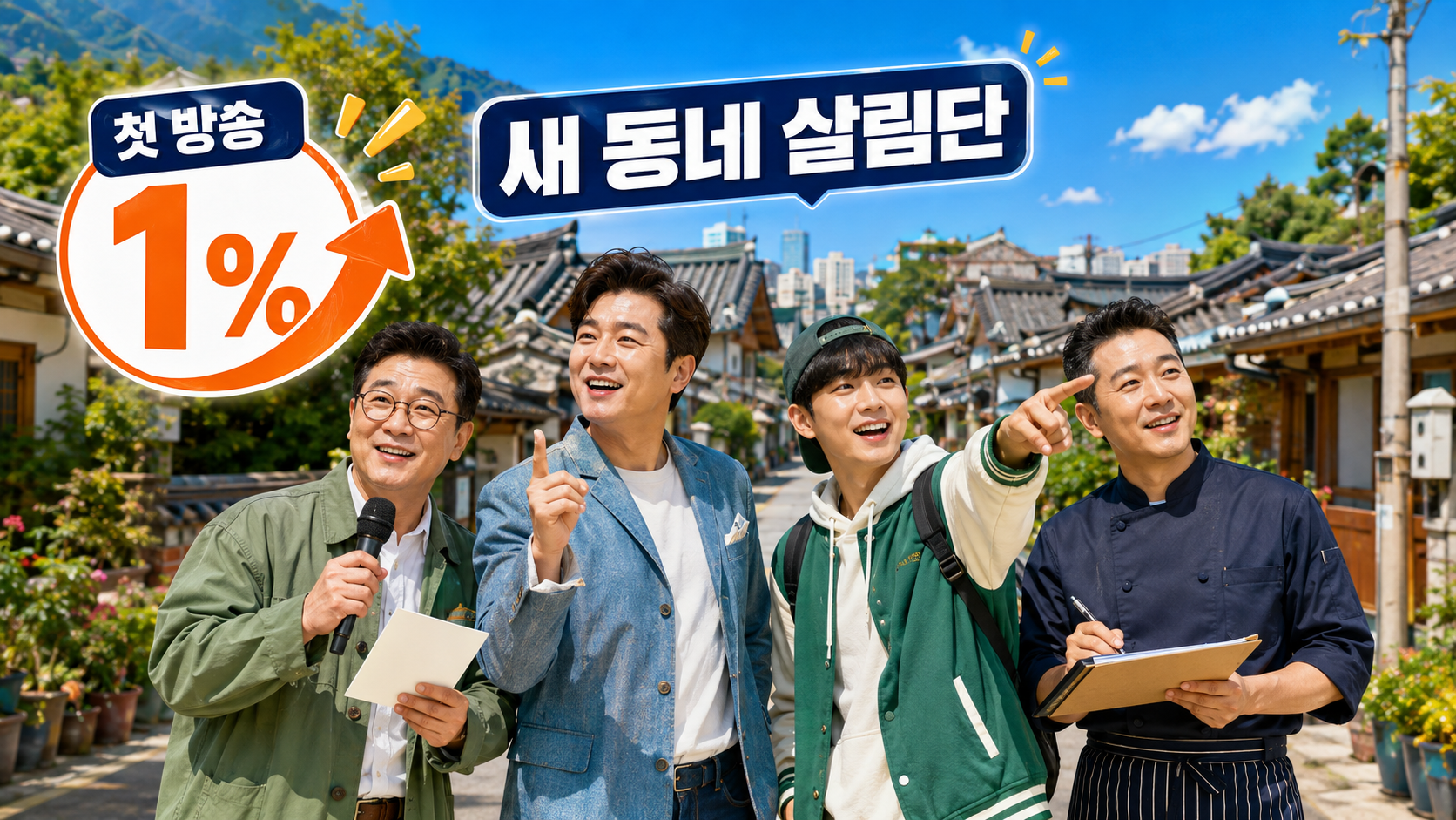 첫 방송 시청률과 '새 동네 살림단'의 활약상