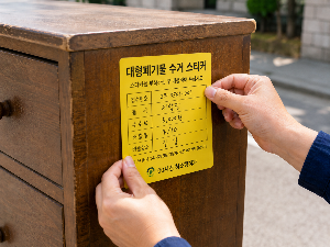 책상 의자 버리는 법, 대형폐기물 인터넷 신고할 때 필수 체크