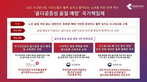 골다골증성 골절예방 국가책임제 관련 이미지