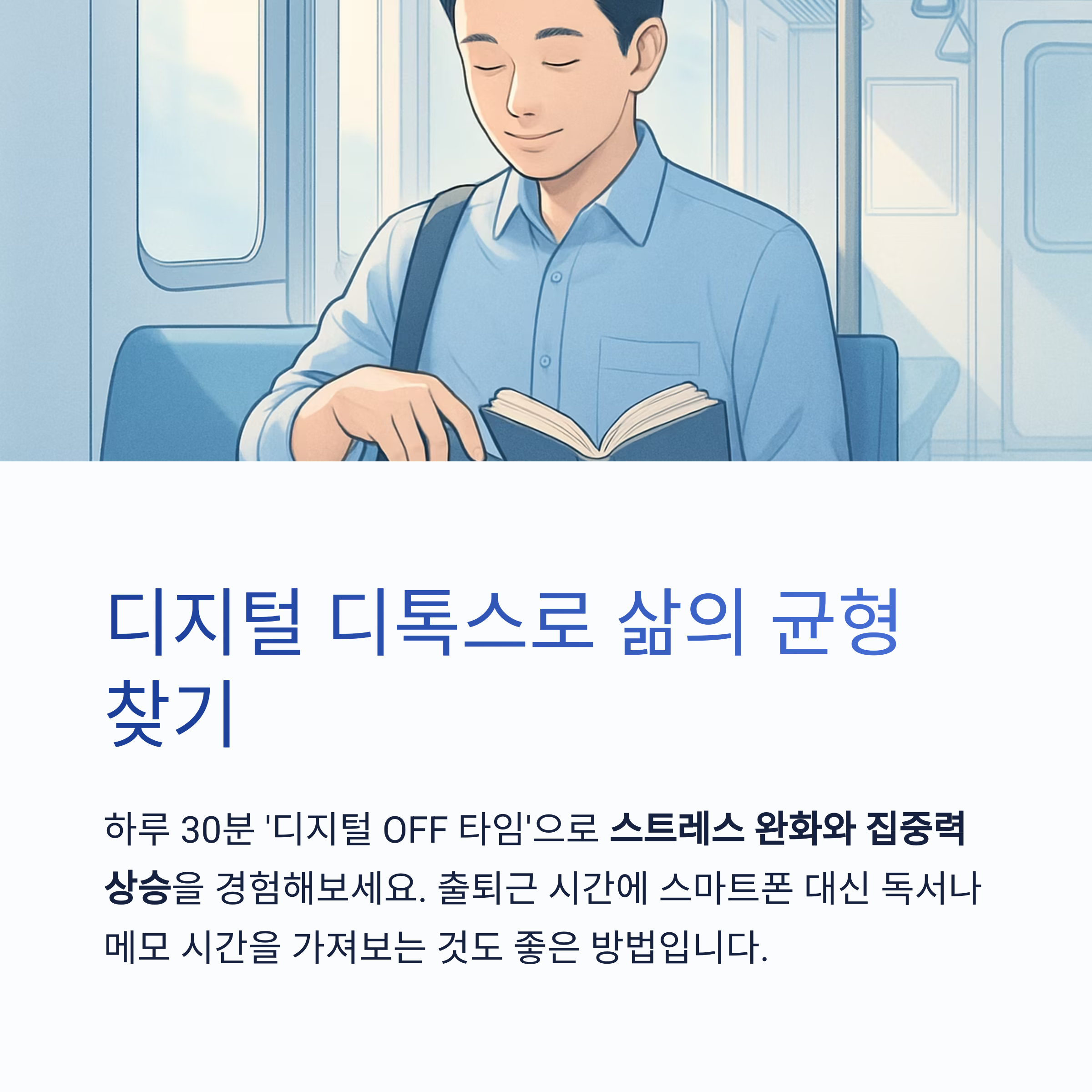 디지털 디톡스로 삶의 균형 찾기