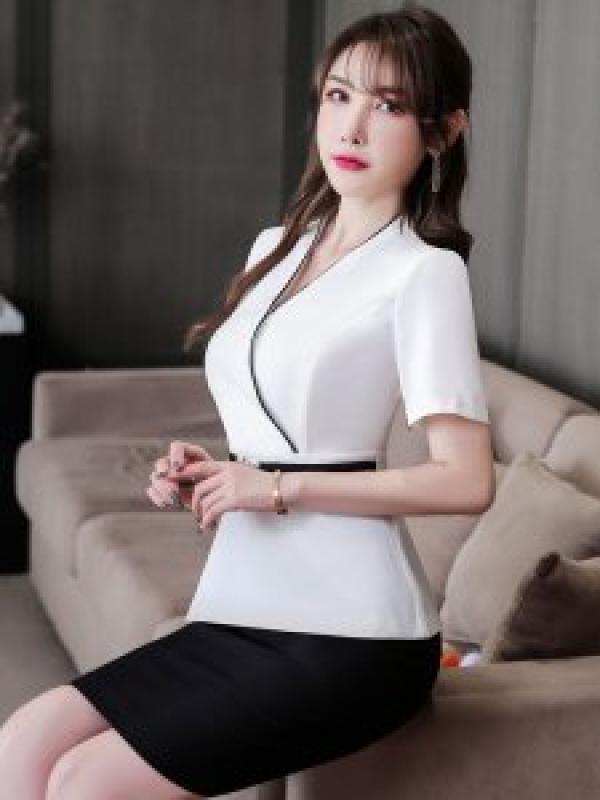 피부과 간호사복 정장 유니폼 에스테틱 미용 애견미 -8