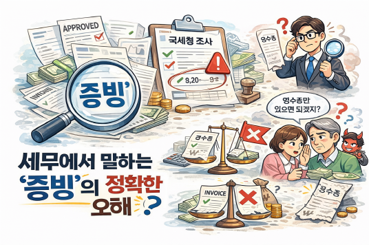 1인 사업자 세무에서 말하는 &lsquo;증빙&rsquo; 의 정확한 의미와 오해