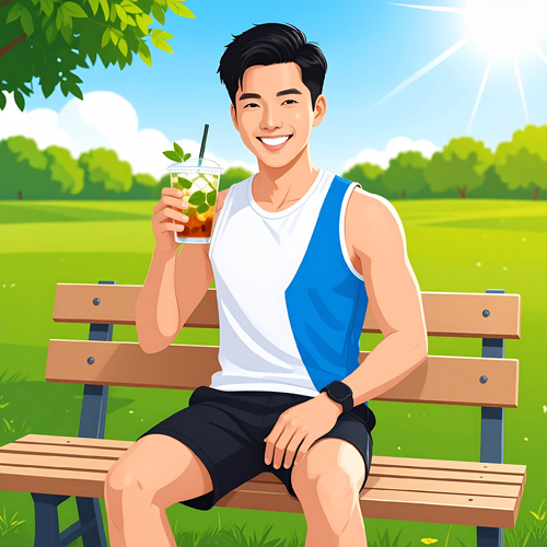 체내 수분을 빼앗지 않고 갈증 해소에 효과적입니다