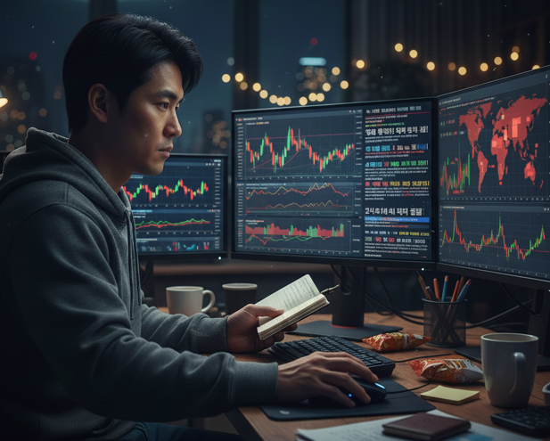 뉴스에 흔들리지 않는 투자자 이미지