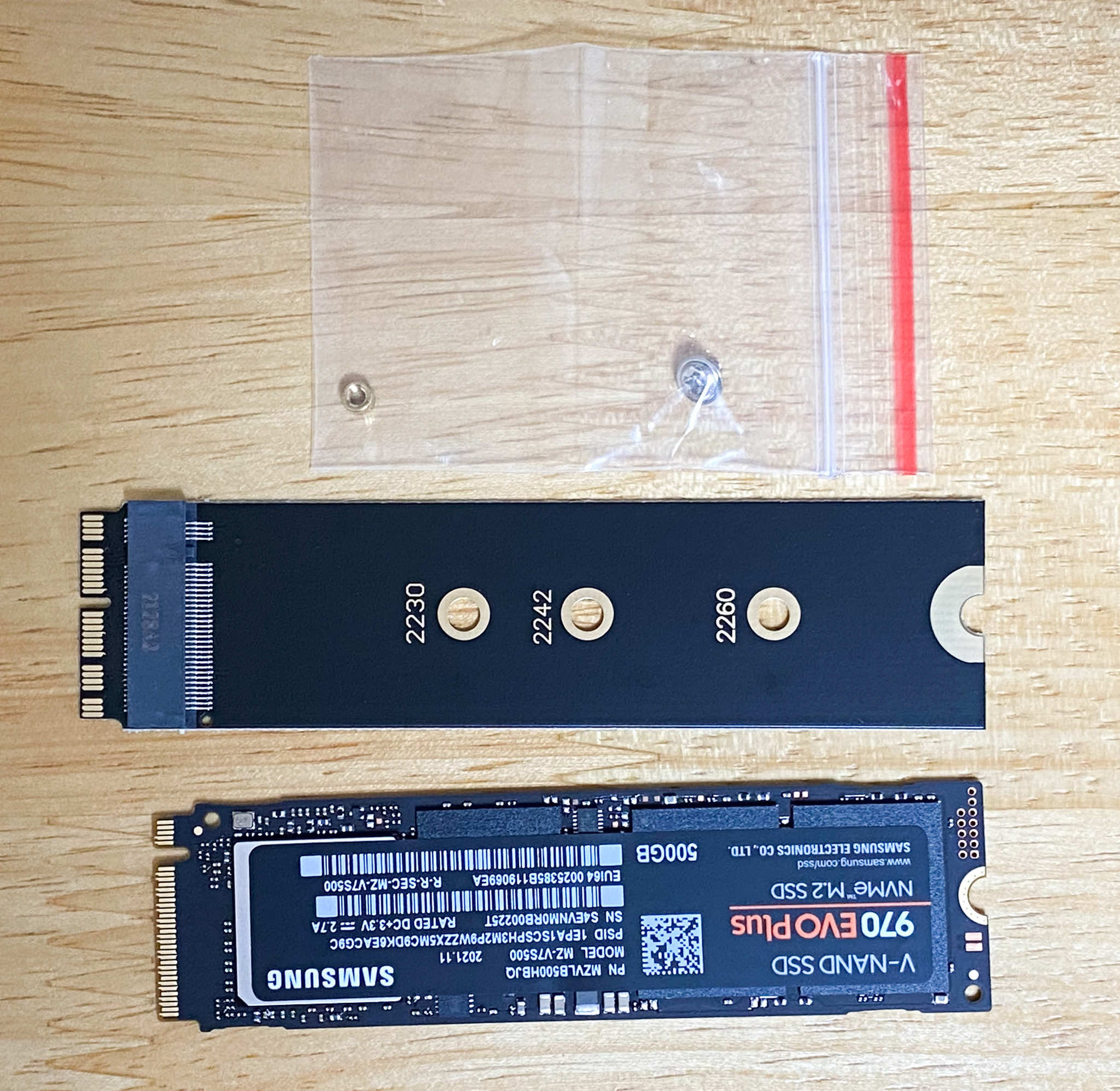 맥북 에어 11인치 NVMe SSD+어댑터