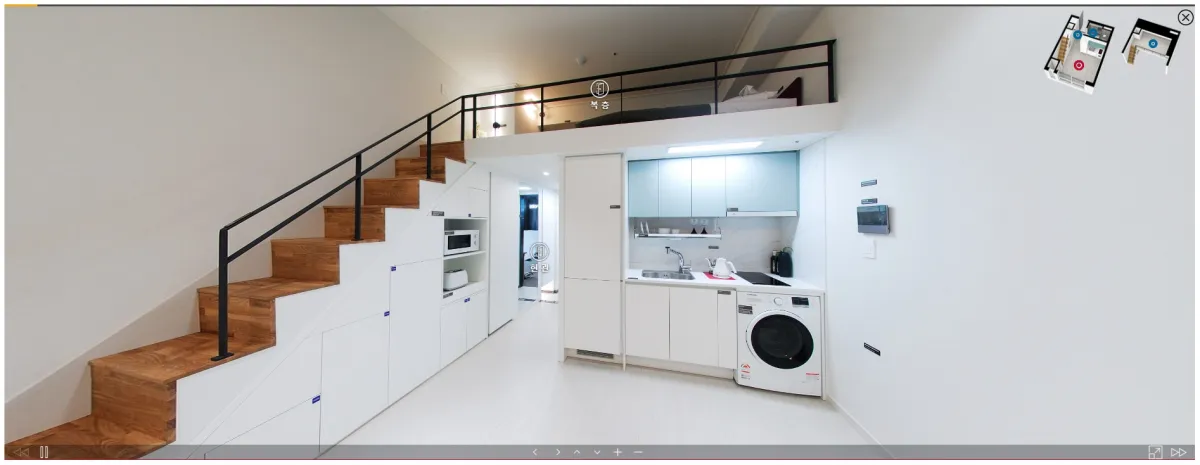 원룸-복층구조-내부-모습