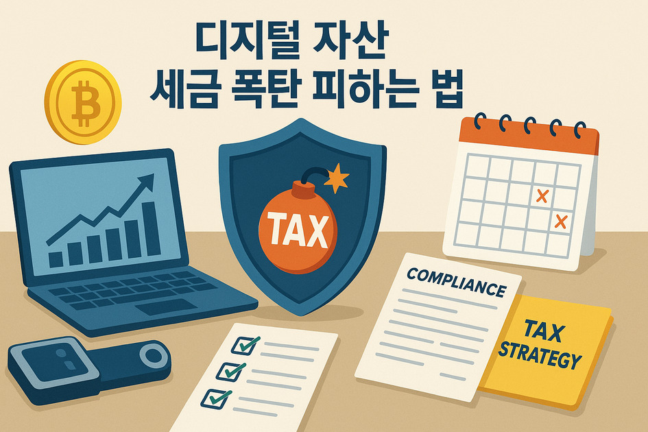 디지털 자산 세금 폭탄 피하는 법 – 합법적 절세 전략 가이드