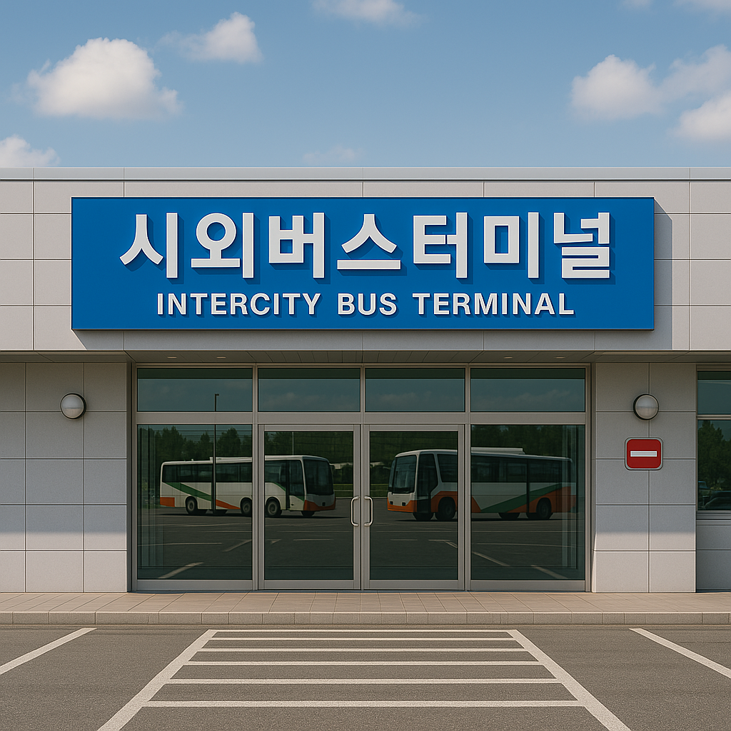 시외버스터미널 시간표 조회 및 예매하기