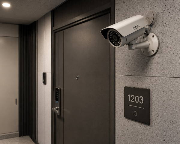 현관앞 CCTV