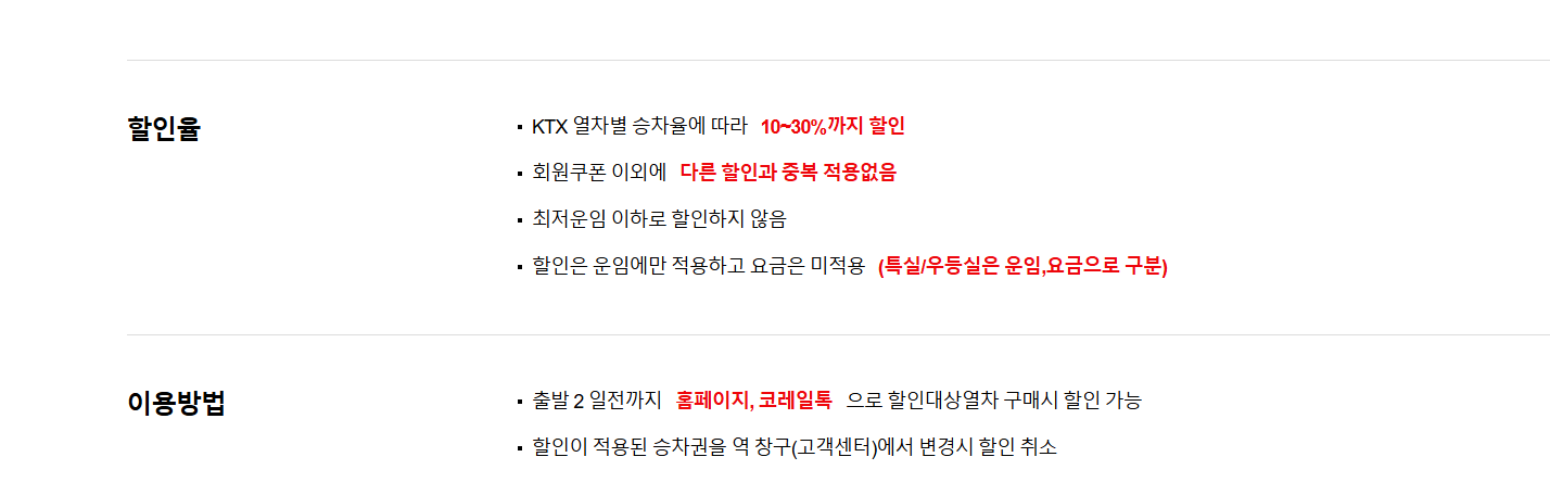 설날 KTX 취소표 예매 타이밍은?