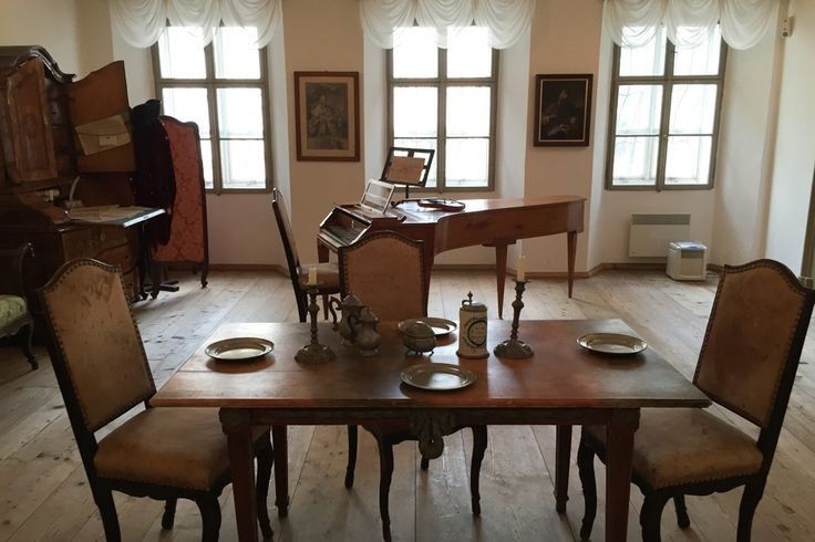  모차르트 생가 실내 이미지:pinterest 