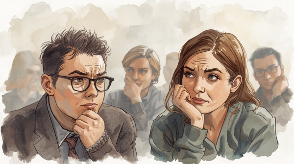 INTP 성인은 세상과 자기 자신에 대해 끊임없이 질문하며 깊이 있는 사유를 이어갑니다. 그러나 그 질문이 답을 찾지 못하거나, 자신이 쌓아온 생각이 현실에서 인정받지 못할 때, 깊은 상실감을 경험합니다에 관한 그림