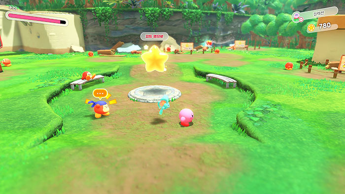 별의커비 디스커버리 웨이들 디 마을