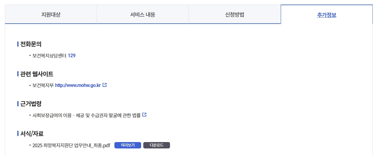희망복지지원단 통합사례관리