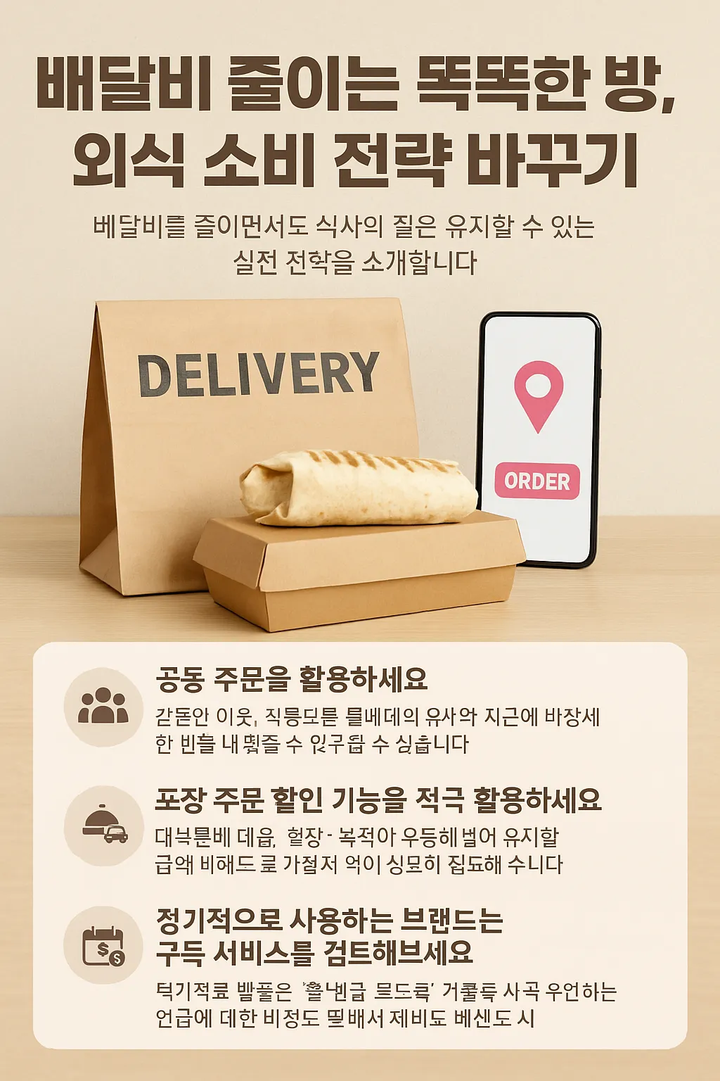 배달비 줄이는 똑똑한 방법 관련 사진