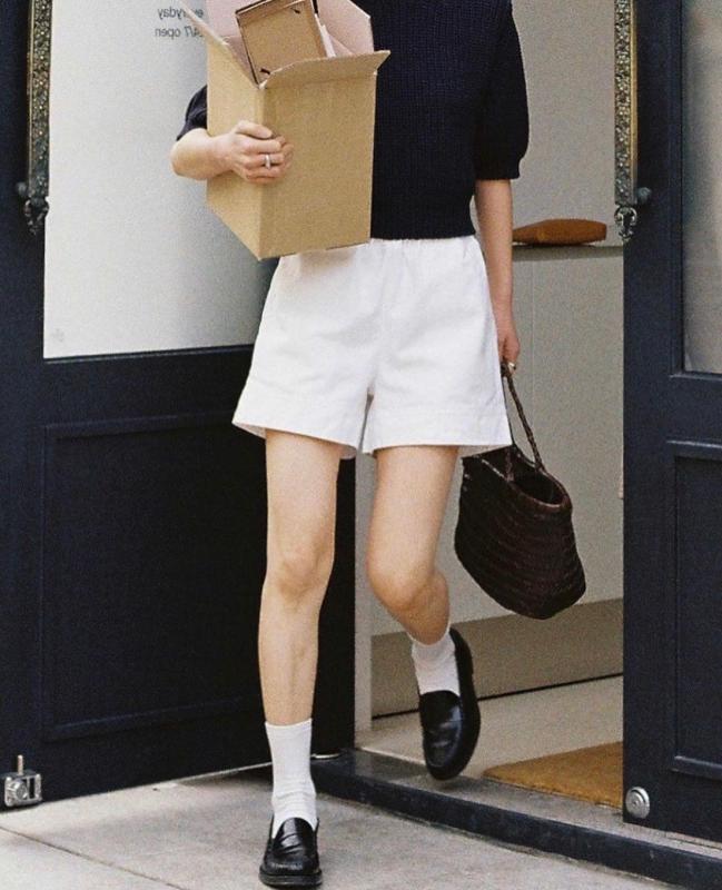 전컬러 당일 / 파운더스 워커 팬츠 코튼 밴딩 쇼츠 데일리 반바지 (3colors)