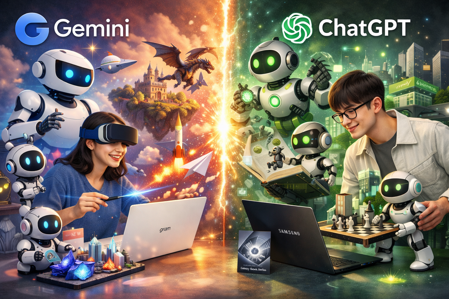 2026 AI 라이벌전: 구글 제미나이(나노 바나나 2)와 오픈AI 챗GPT의 창의적 대결 구도