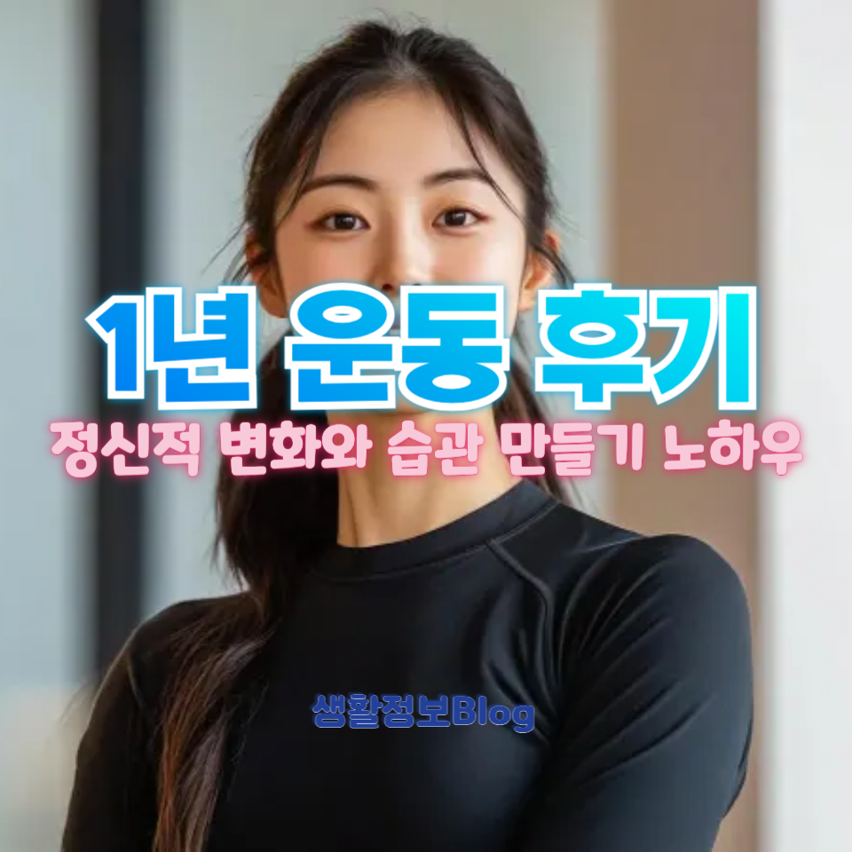 1년 운동 후기