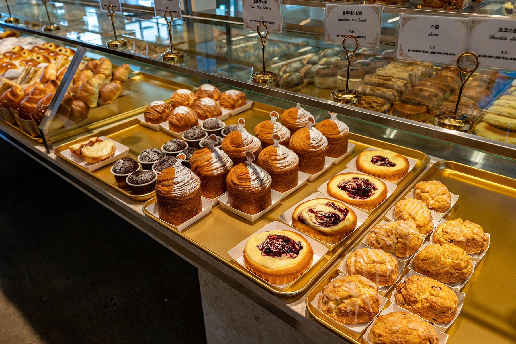 소석200도 베이커리 진열대