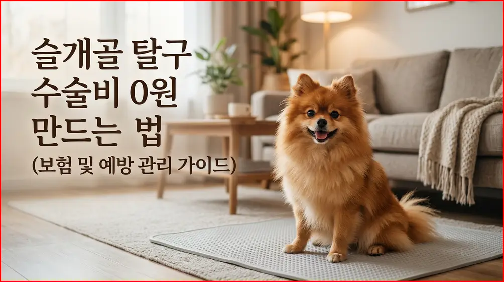 강아지 무릎 건강