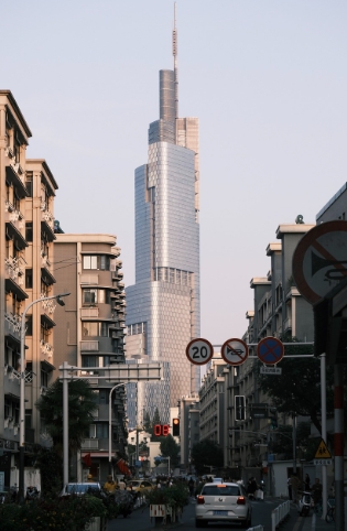 난징 도시거리 사진