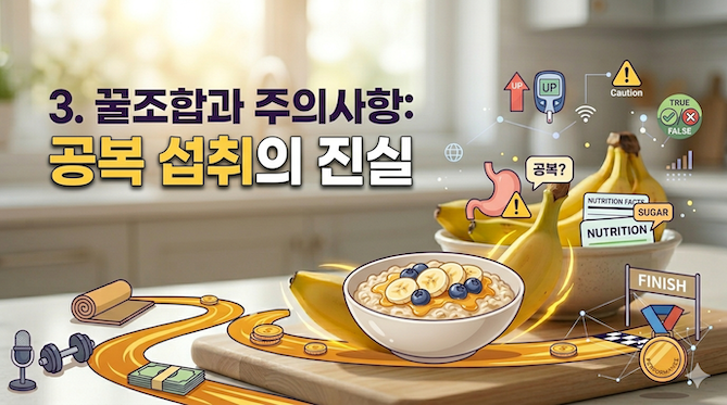 3. 꿀조합과 주의사항: 공복 섭취의 진실