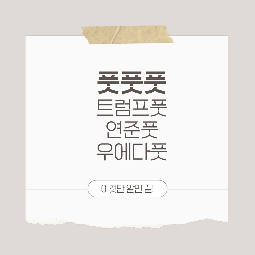 풋풋풋