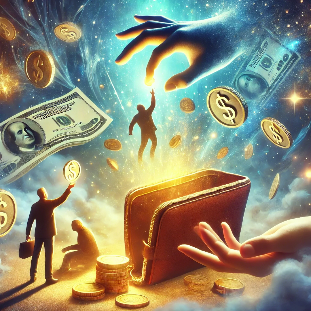 돈 꿈해몽 25가지 돈 주는 꿈 지갑 꿈 총 정리 관련 창작 이미지