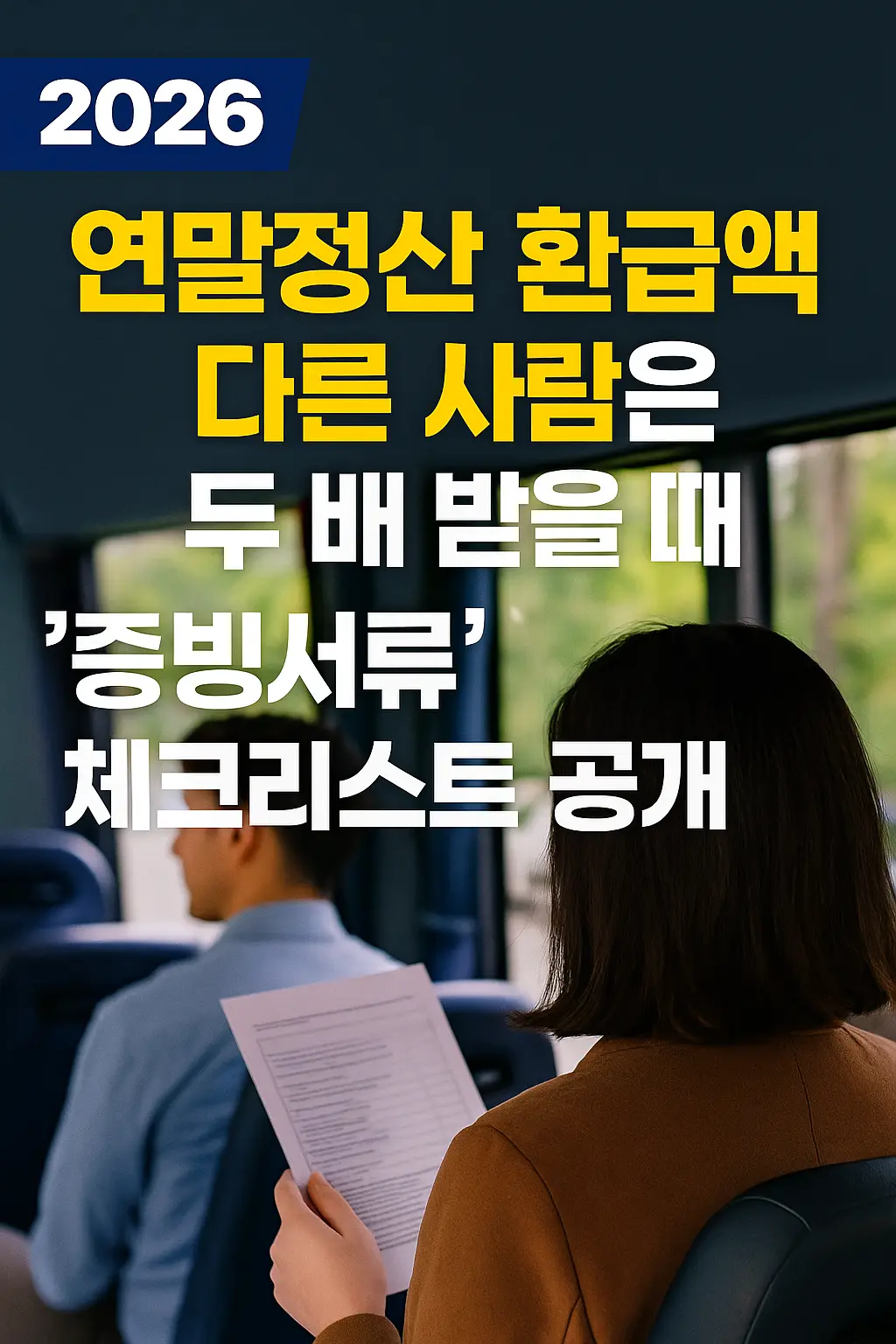 2025 연말정산 환급을 더 많이 받는 핵심 구조를 보여주는 안내
