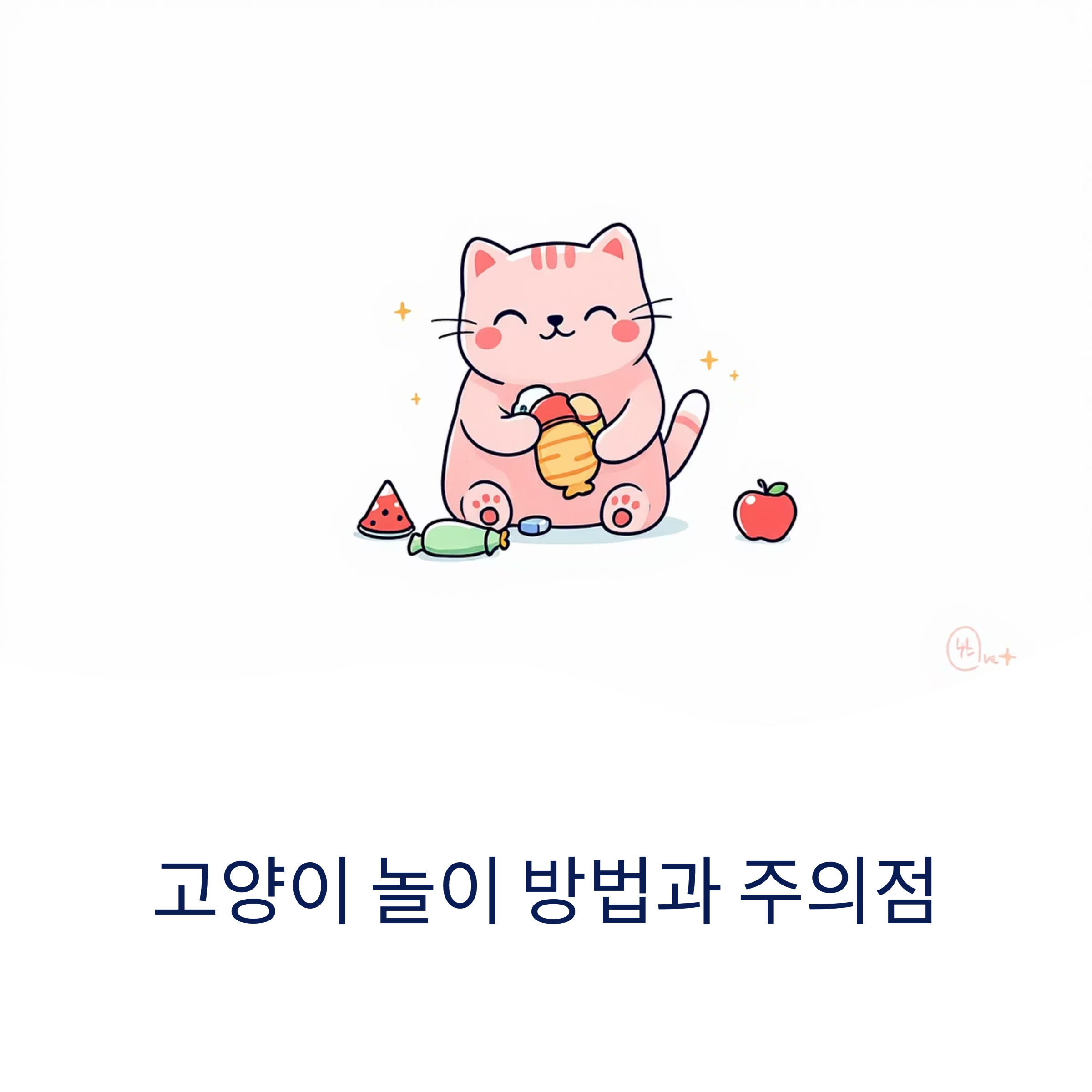 고양이 놀이 방법과 주의점