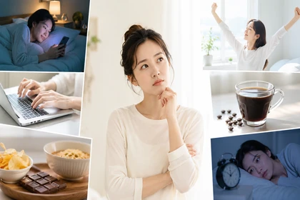 수면리듬 무너지는 생활 습관 설명4