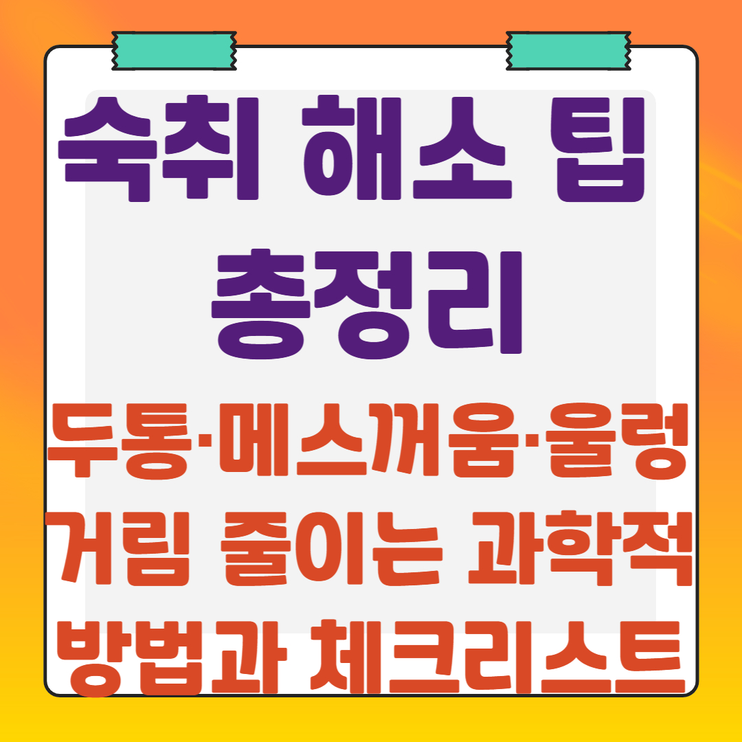 숙취-해소-팁-총정리