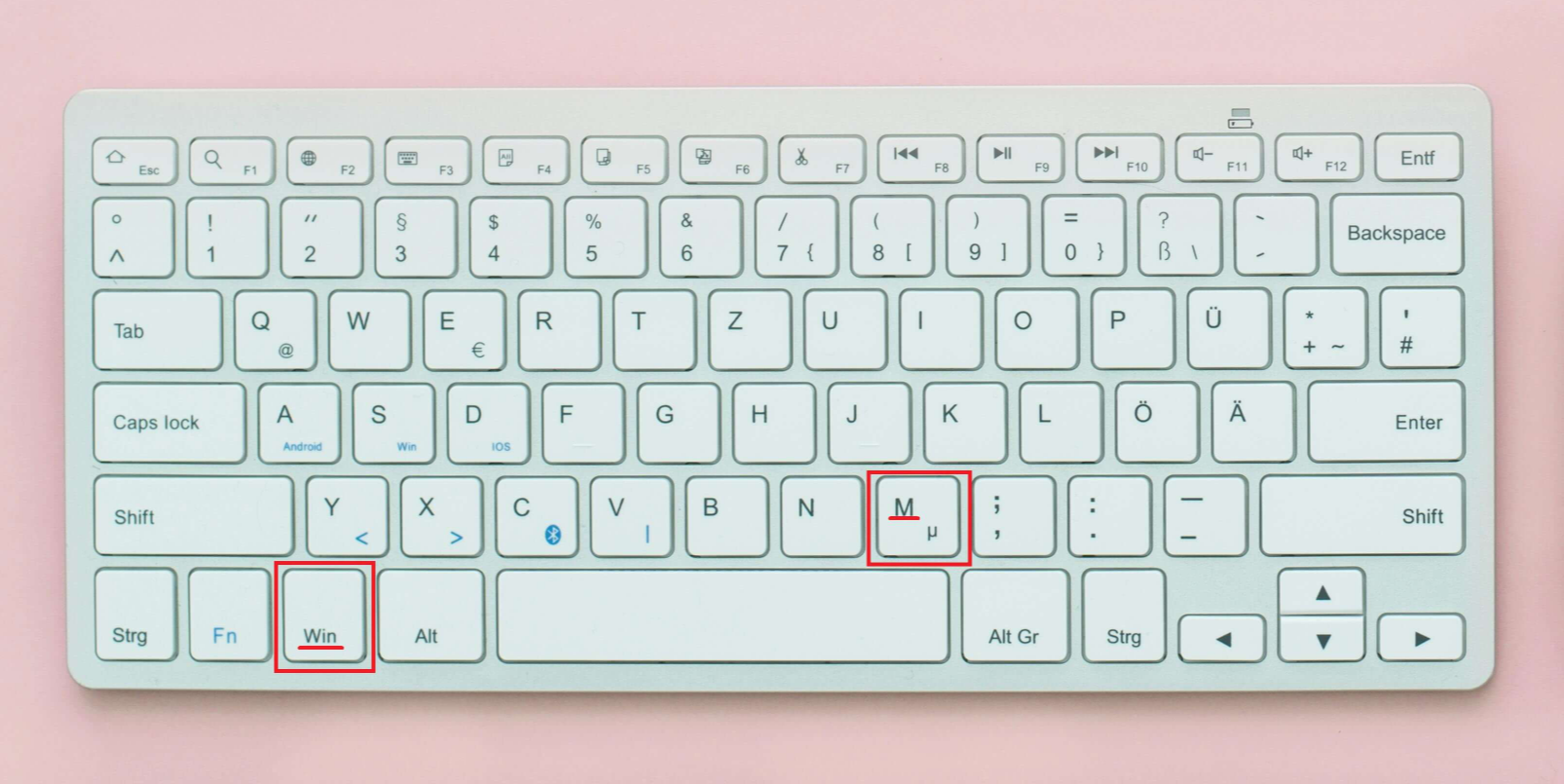 바탕화면 바로가기 - 윈도우 + M 단축키