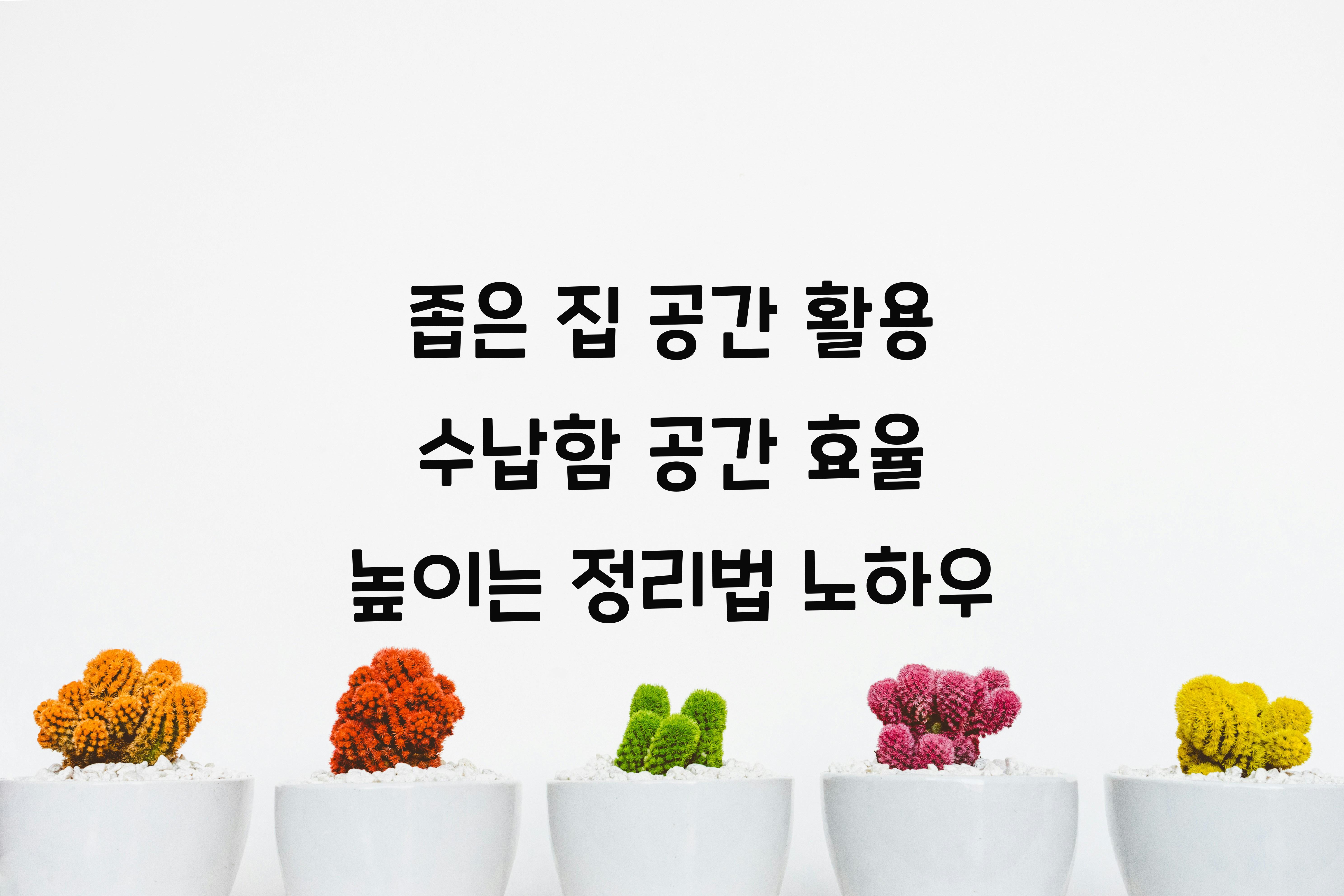 수납함 공간 효율 높이는 정리법