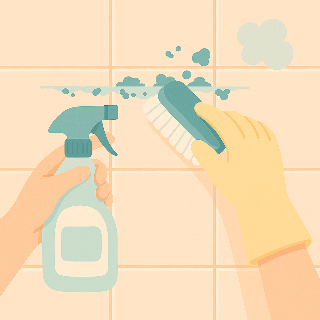 욕실 곰팡이 제거법