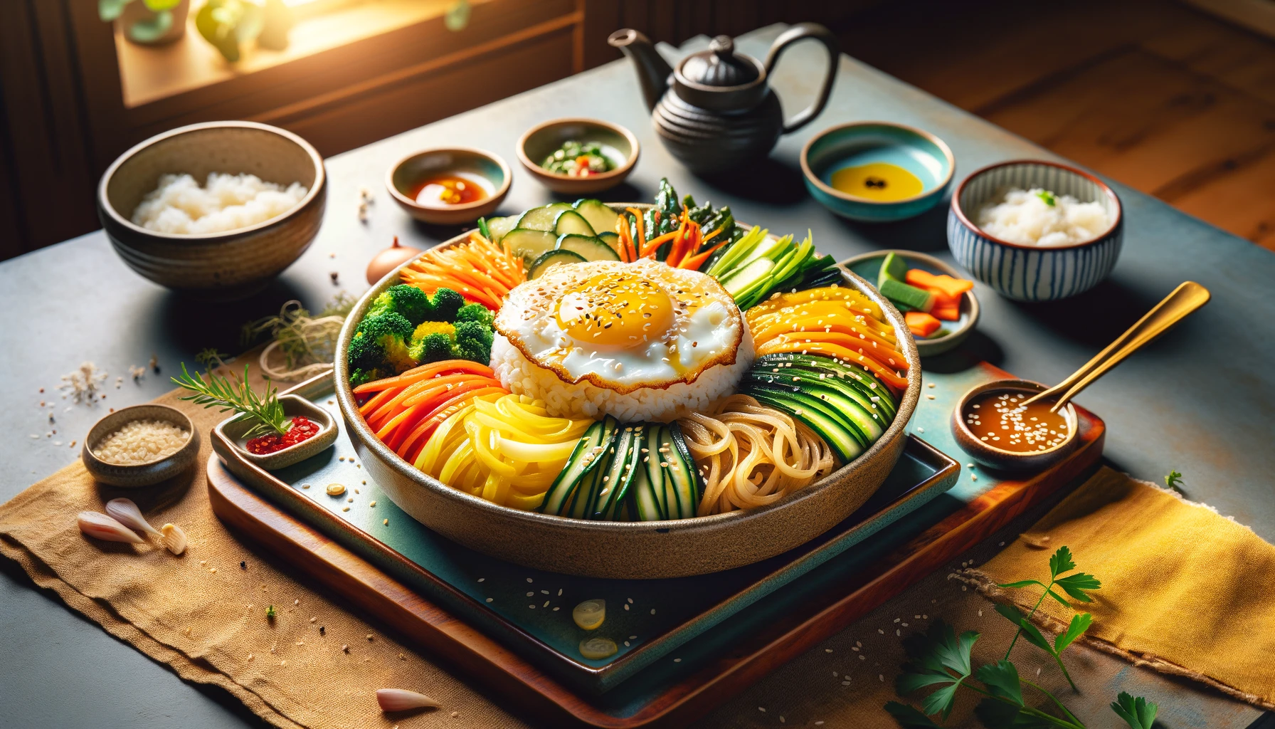 들기름 비빔밥