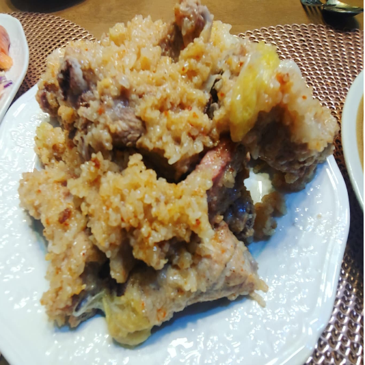 찹쌀묻힌등갈비