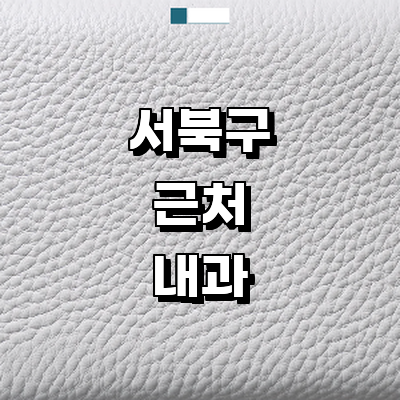 천안 서북구 내과