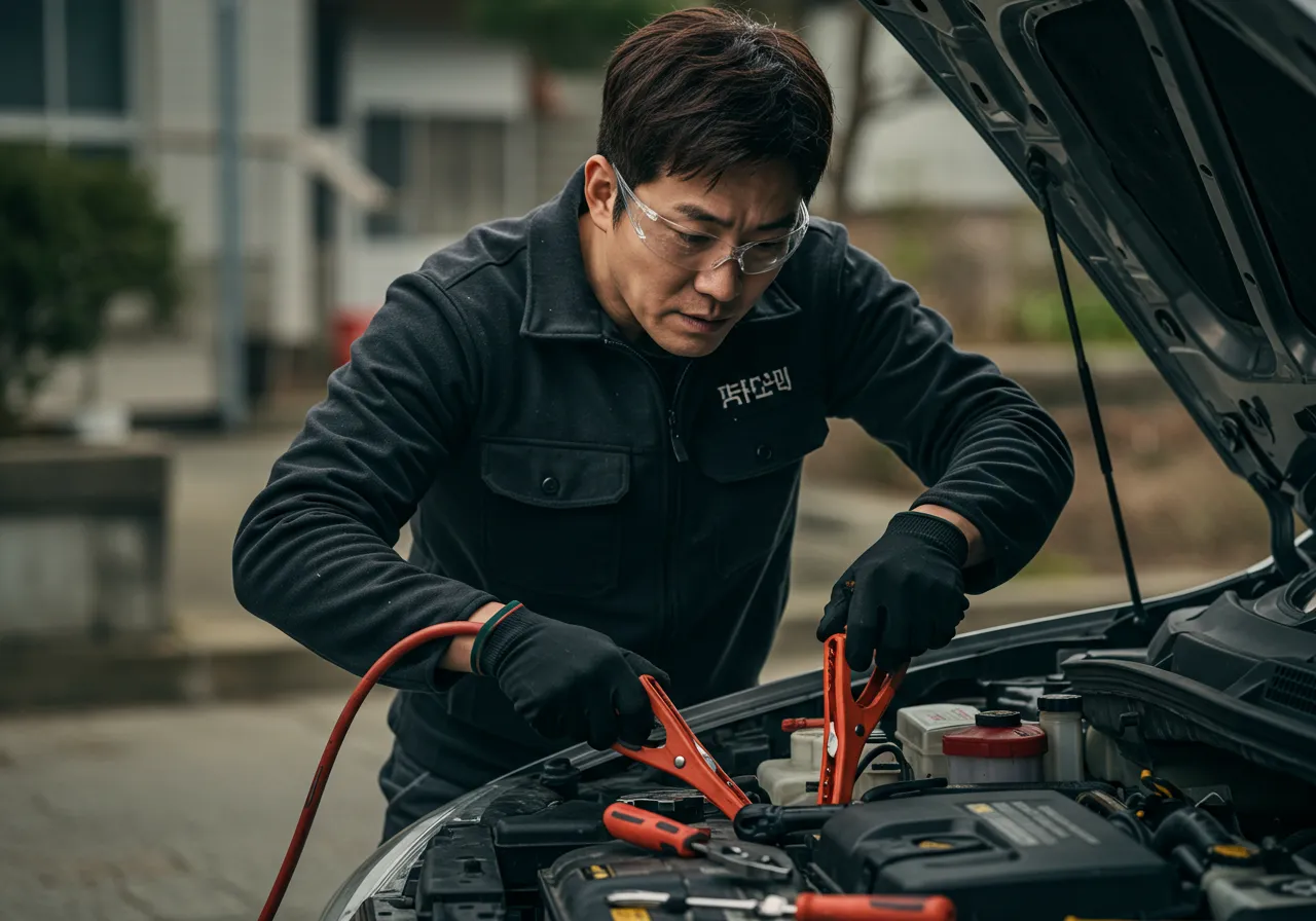 자동차 방전 시 응급 대처법! 점프스타트 완전 정복