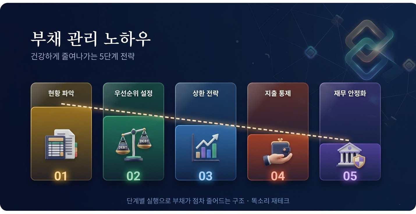 부채 관리 5단계 전략