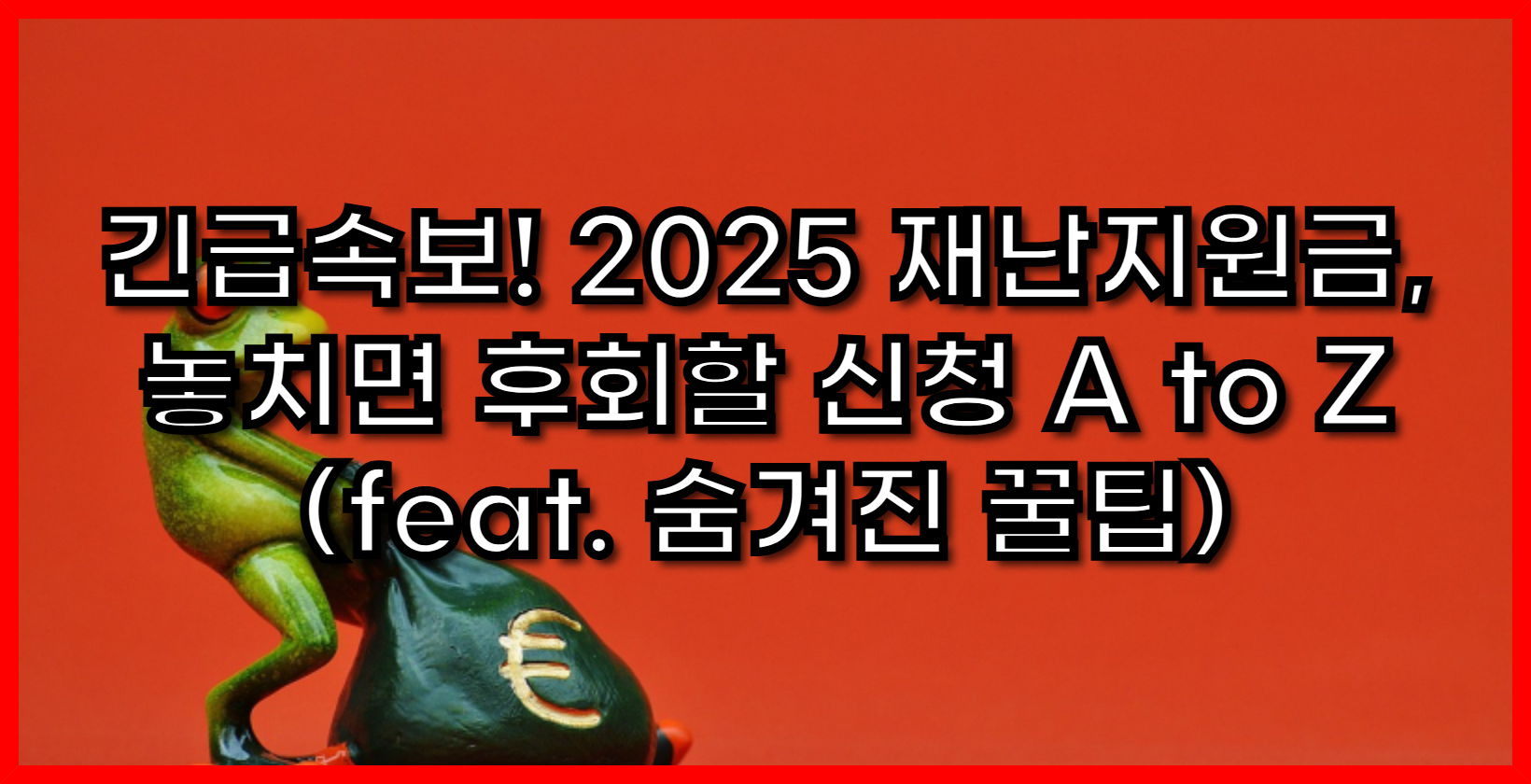 긴급속보! 2025 재난지원금, 놓치면 후회할 신청 A to Z (feat. 숨겨진 꿀팁)
