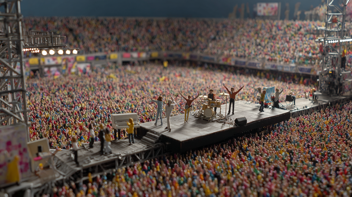 미니어처풍으로 재해석한 보헤미안 랩소디 장면 by pearl's review