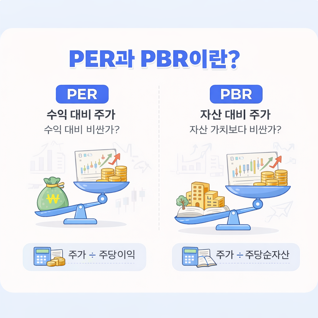 PER 과 PBR 이미지