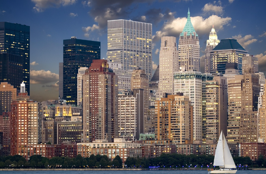 New york, Skyline, Manhattan image.